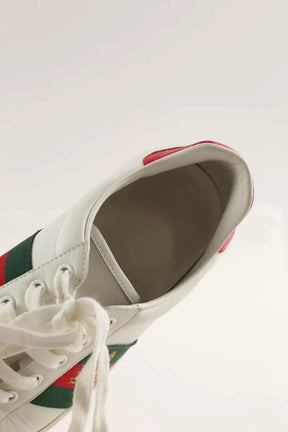 Baskets basses Gucci Blanc en Cuir