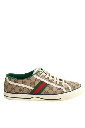 Baskets basses Gucci Sneakers Gucci Tennis 1977  Marron en Tissu, taille 43 - Seconde Main