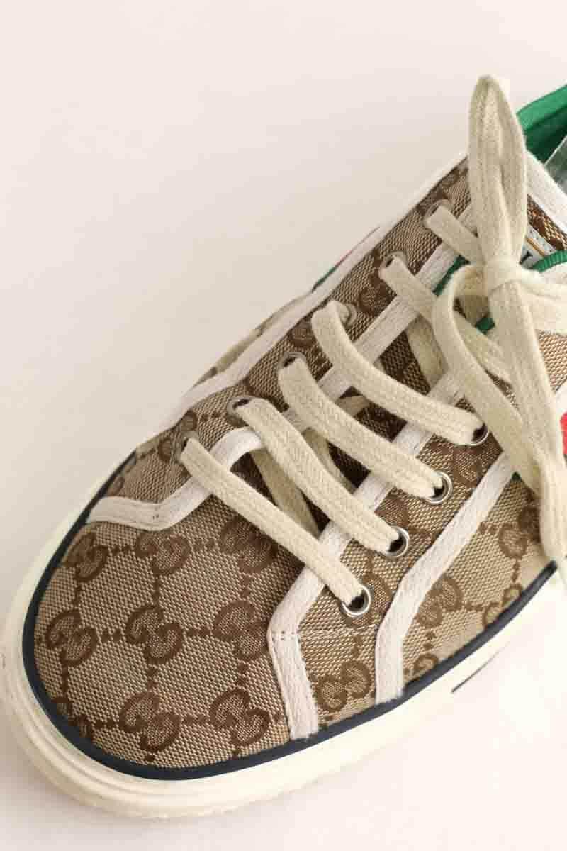 Baskets basses Gucci Sneakers Gucci Tennis 1977  Marron en Tissu