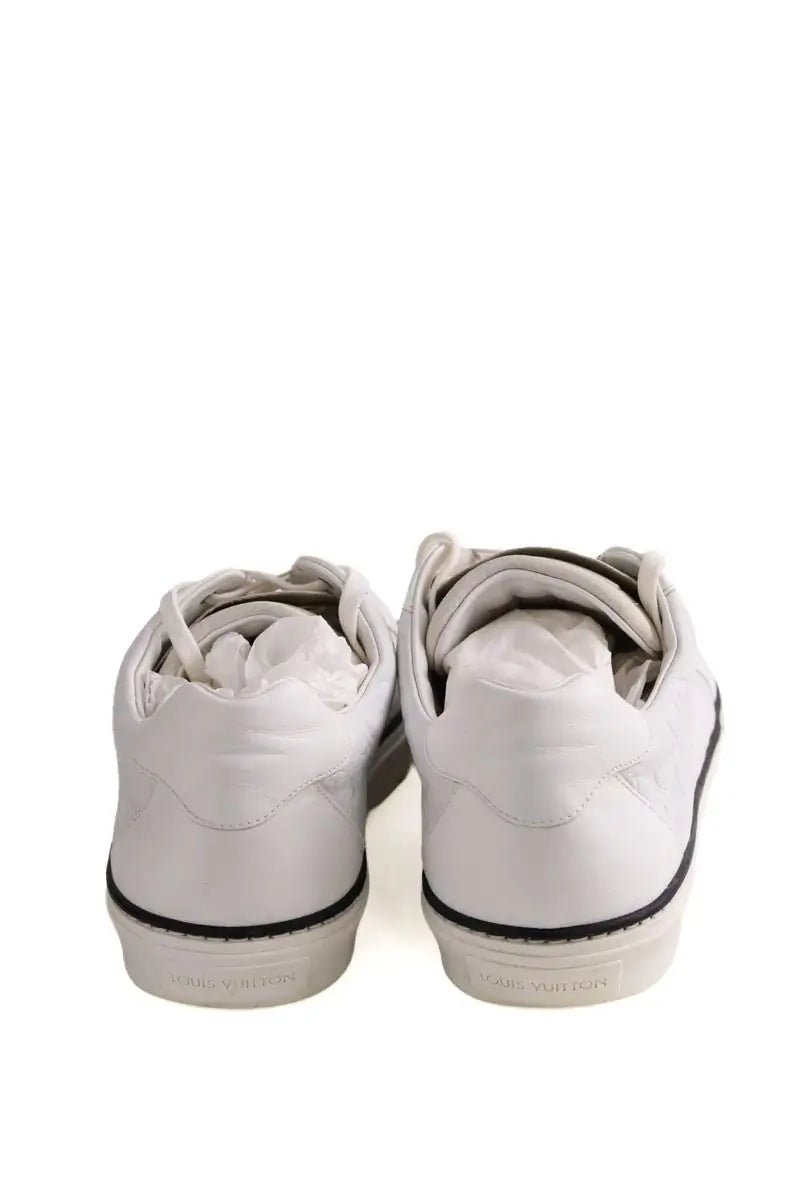 Baskets basses Louis Vuitton Blanc en Cuir
