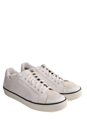 Baskets basses Louis Vuitton Blanc en Cuir