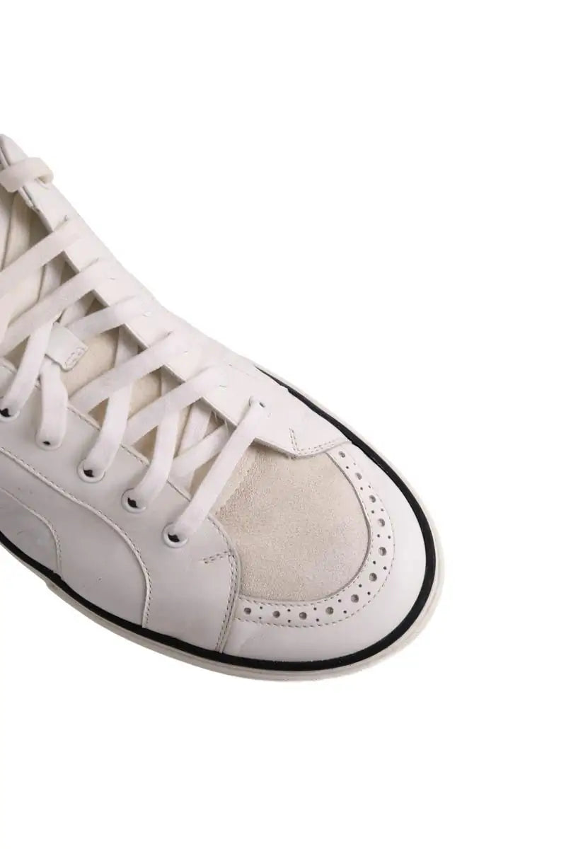 Baskets basses Louis Vuitton Blanc en Cuir