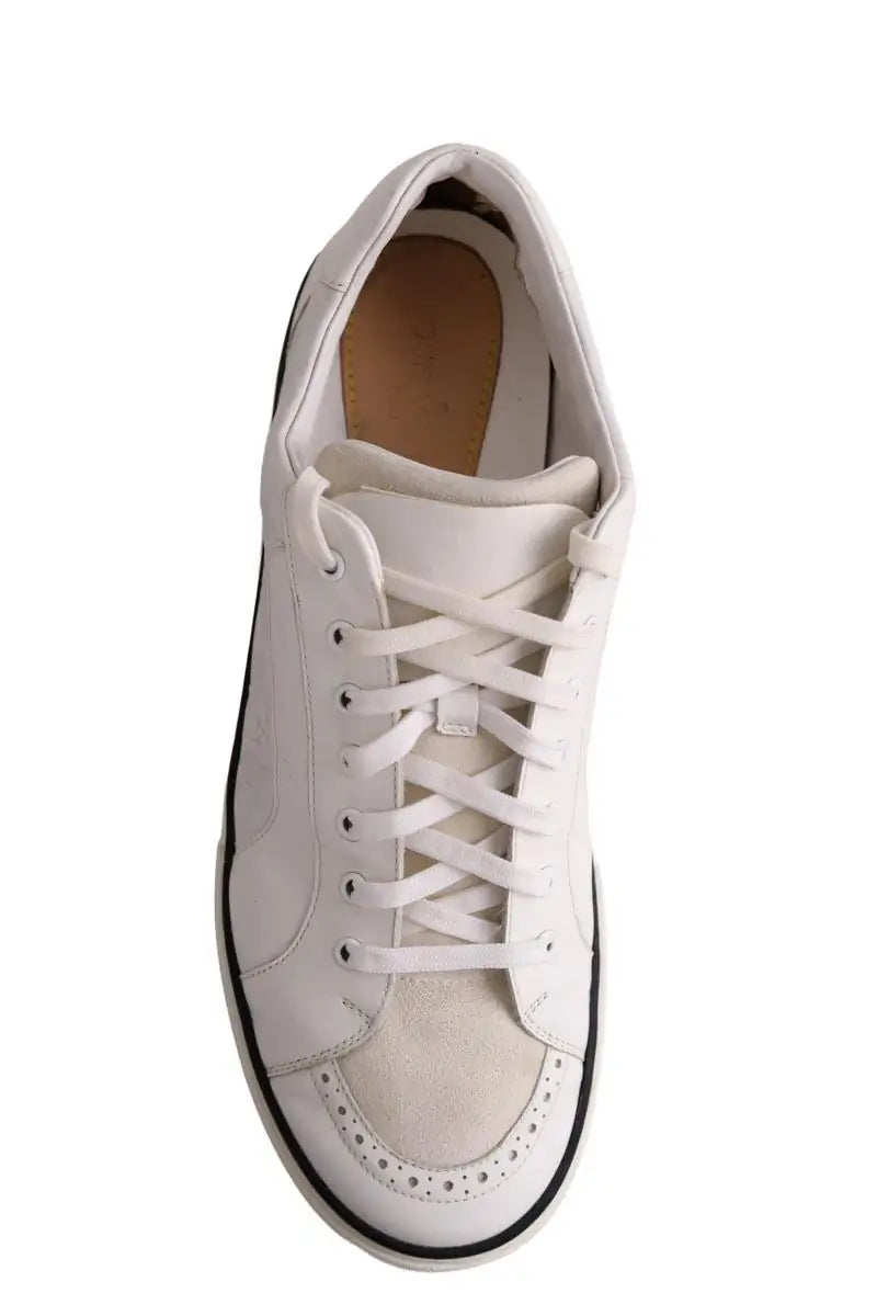 Baskets basses Louis Vuitton Blanc en Cuir