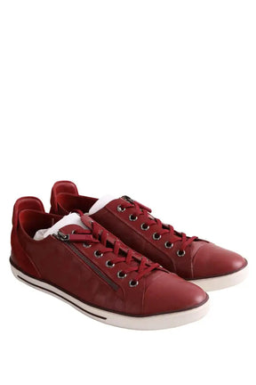 Baskets basses Louis Vuitton Rouge en Cuir