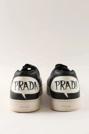 Baskets basses Prada Noir en Cuir