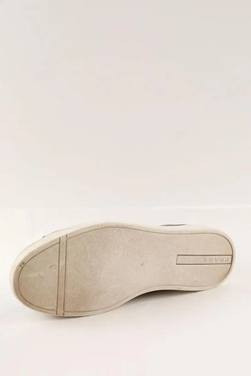 Baskets basses Prada Noir en Cuir
