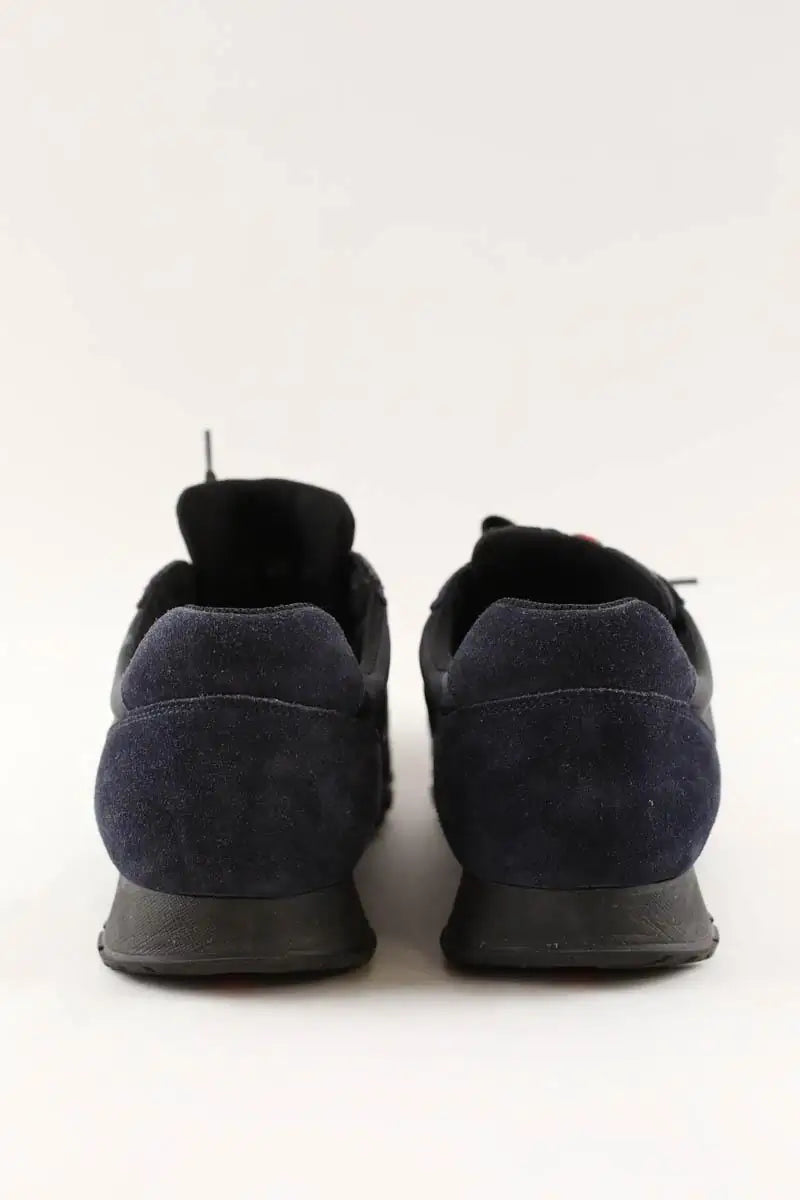 Baskets basses Prada Noir en Tissu