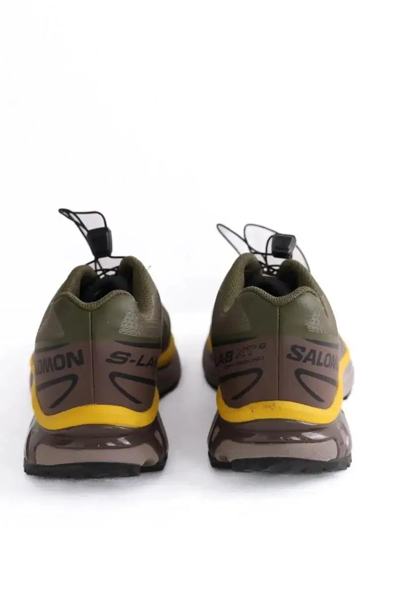Baskets basses Salomon Kaki en Tissu