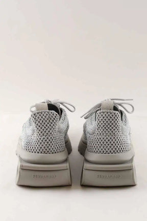 Baskets basses Salvatore Ferragamo Argent en Tissu