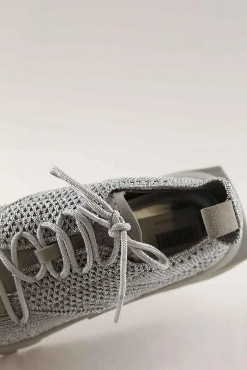 Baskets basses Salvatore Ferragamo Argent en Tissu