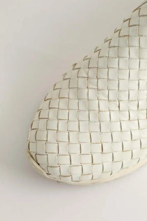 Baskets Bottega Veneta Blanc en Cuir