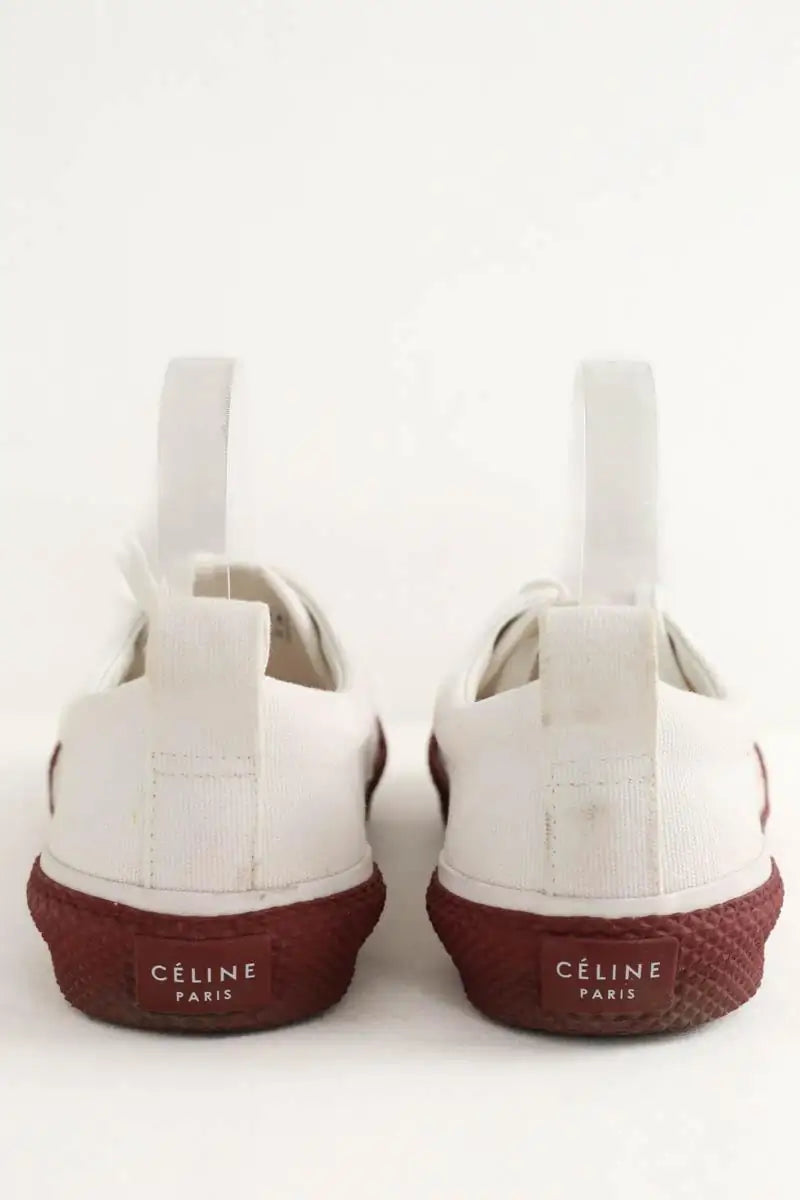 Baskets Celine Blanc en Tissu