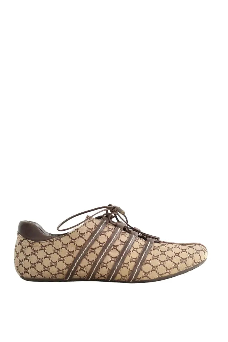 Baskets Celine Marron en Tissu, taille 39 - Seconde Main