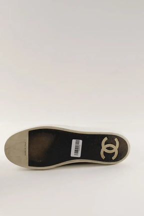 Baskets Chanel Blanc en Cuir