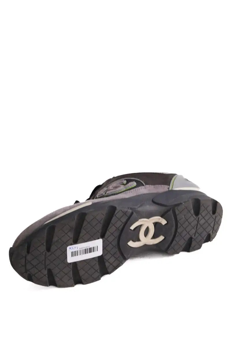 Baskets Chanel Noir en Cuir