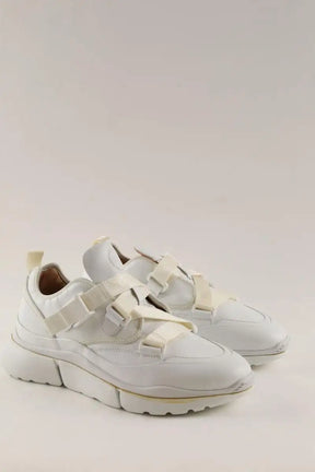 Baskets Chloé Blanc en Cuir