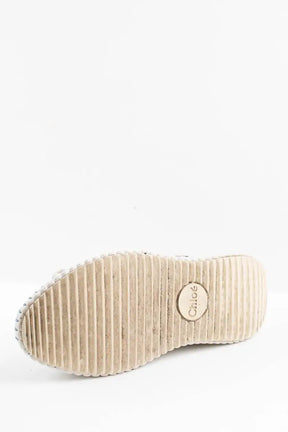 Baskets Chloé Bleu en Tissu