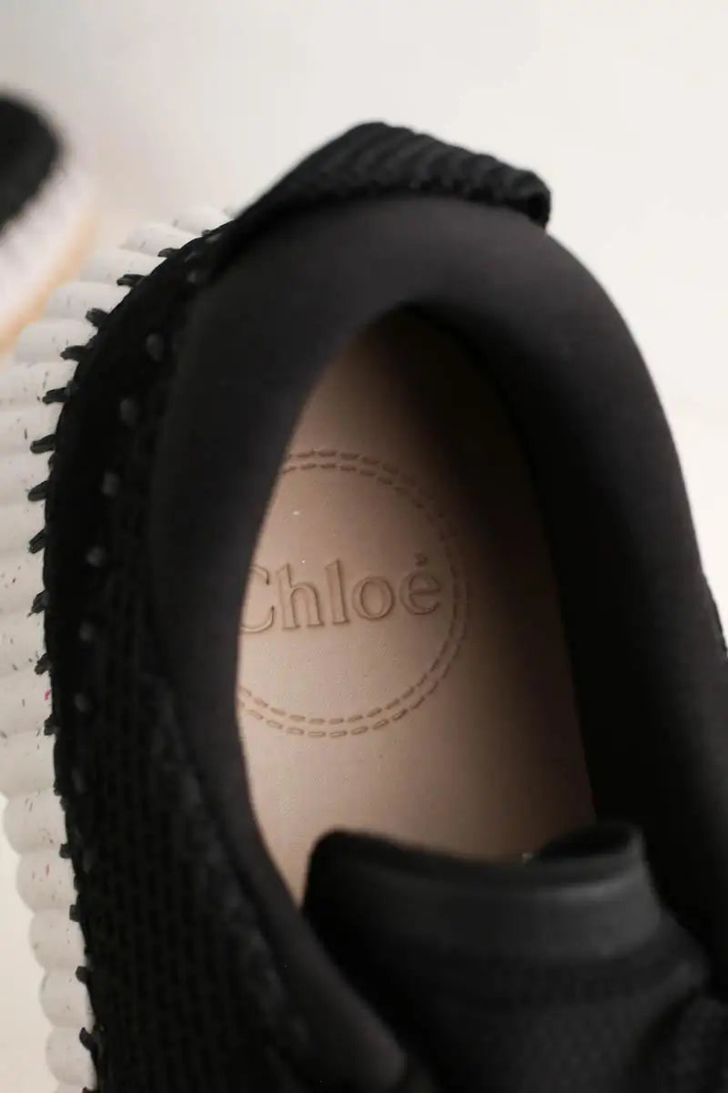 Baskets Chloé Noir en Tissu