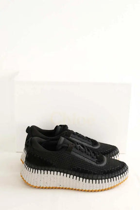 Baskets Chloé Noir en Tissu