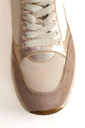 Baskets Coach C152 LTR TECH RUNNER Rose en Cuir