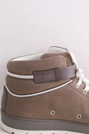 Baskets Dior Gris en Cuir