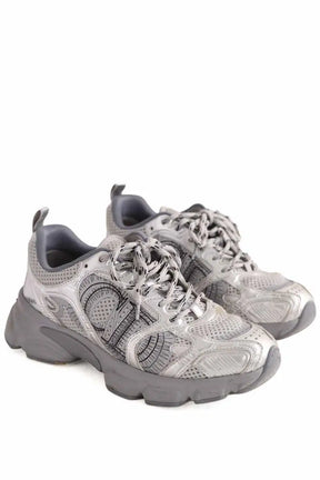 Baskets Dior Sneaker Dior Chrono Argent en Tissu