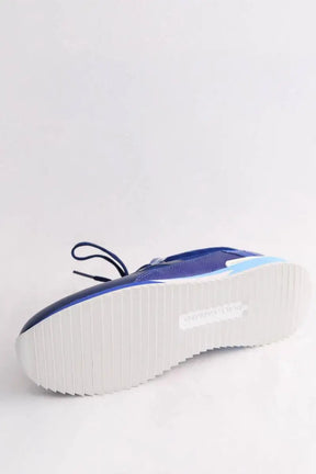 Baskets Dolce & Gabbana Bleu en Cuir