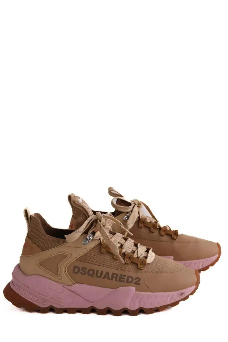 Baskets Dsquared2 Marron en Polyester