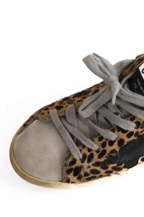 Baskets Golden Goose Camel en Cuir