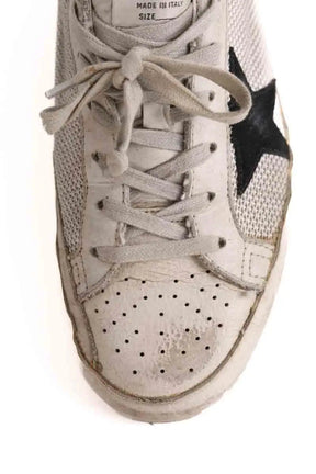 Baskets Golden Goose superstar Gris en Cuir