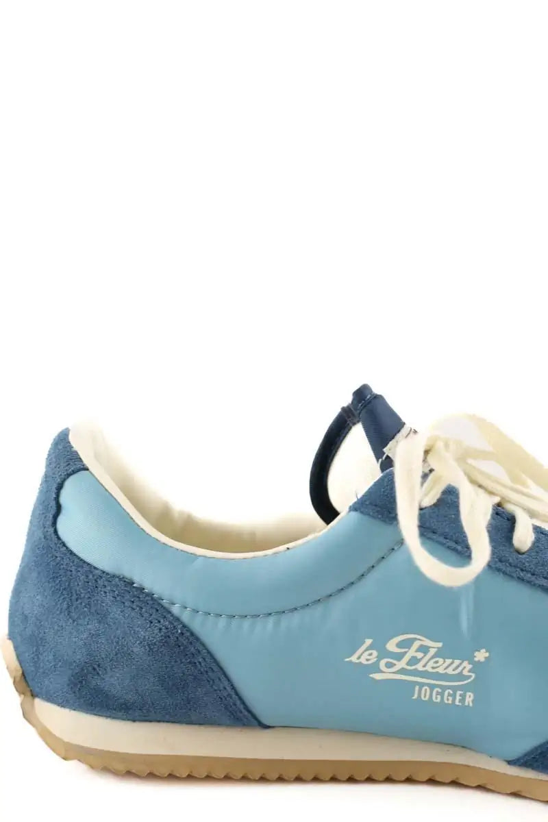 Baskets GOLF le FLEUR* Bleu en Tissu