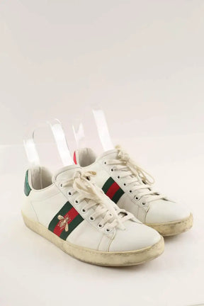 Baskets Gucci Blanc en Cuir