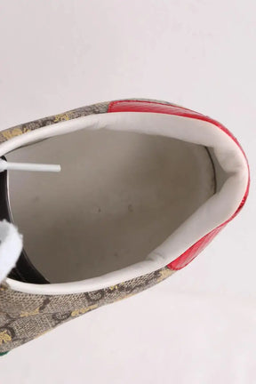 Baskets Gucci Marron en Tissu