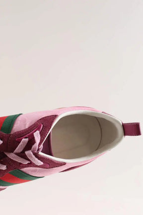Baskets Gucci Re-motion Rose en Daim