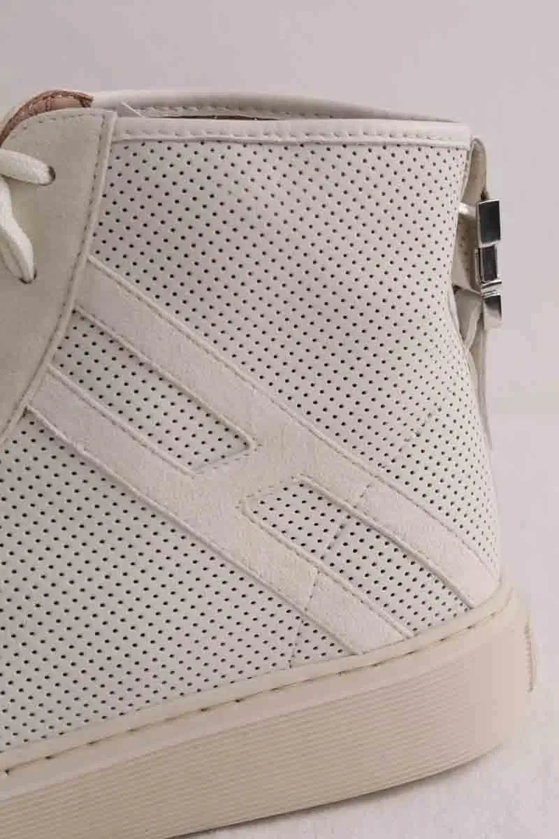 Baskets hautes Hogan Blanc en Cuir
