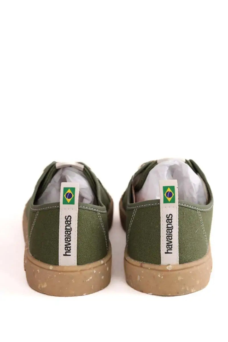 Baskets Havaianas Kaki en Tissu
