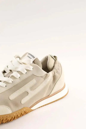 Baskets Hermès Sneakers Jet Ecru en Cuir