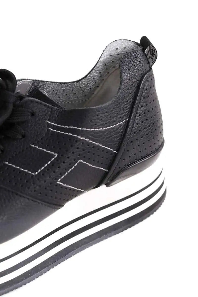 Baskets Hogan Noir en Cuir