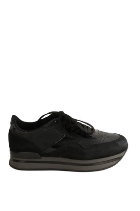 Baskets Hogan Noir en Cuir, taille 36 - Seconde Main
