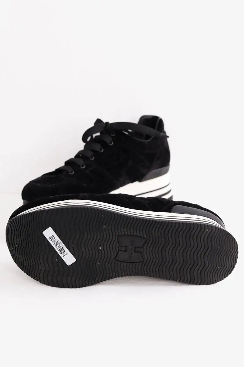 Baskets Hogan Noir en Daim