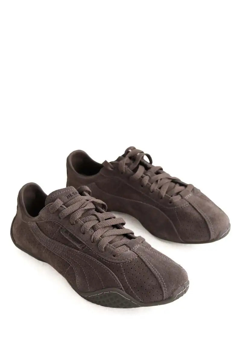 Baskets Jil Sander K-Street Suede Gris en Daim