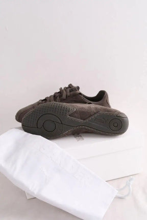 Baskets Jil Sander K-Street Suede Gris en Daim