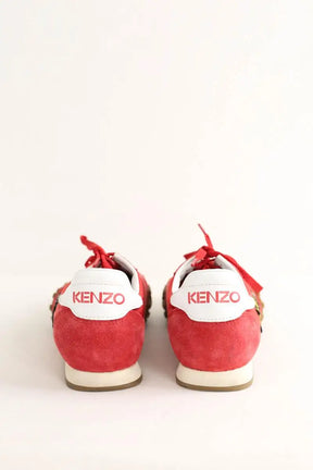 Baskets Kenzo Rouge en Tissu
