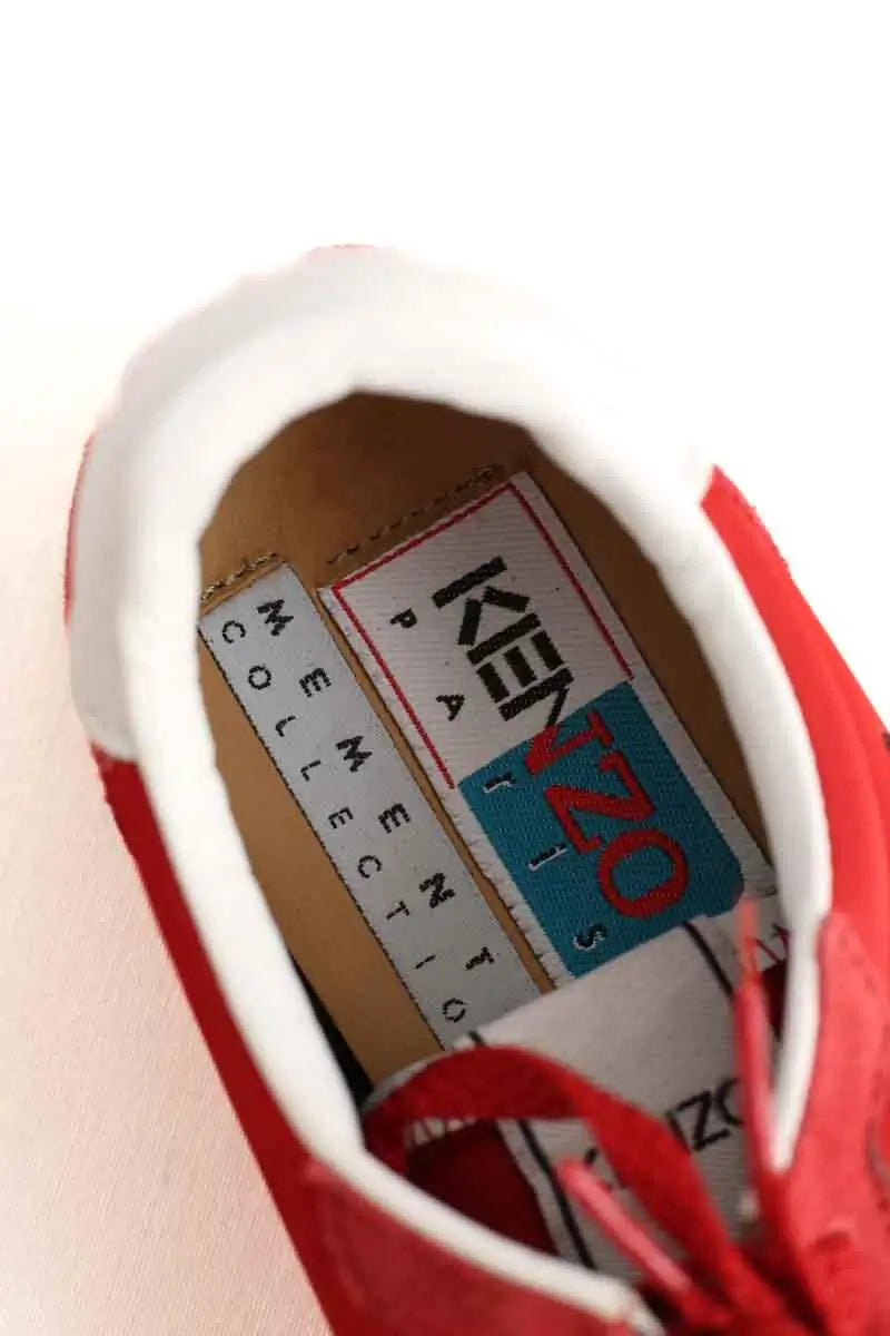 Baskets Kenzo Rouge en Tissu