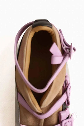 Baskets Kiko Kostadinov Marron en Cuir