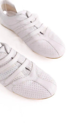 Baskets Lacoste Blanc en Cuir