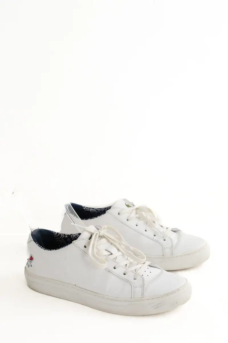 Baskets Lacoste Blanc en Cuir