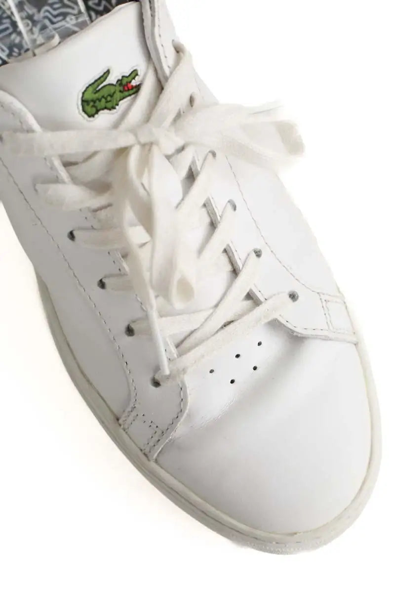 Baskets Lacoste Blanc en Cuir