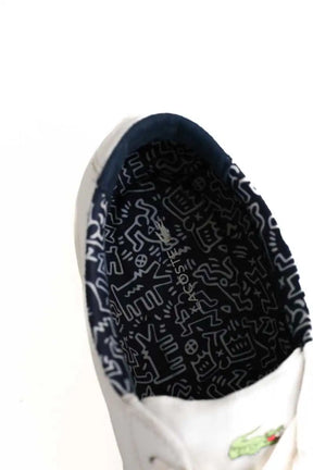 Baskets Lacoste Blanc en Cuir