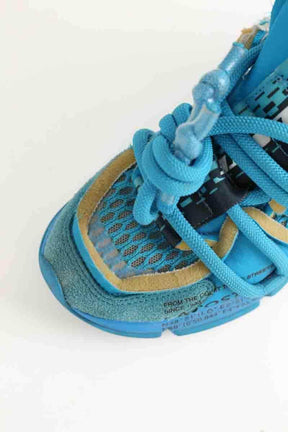 Baskets Lacoste Bleu en Tissu